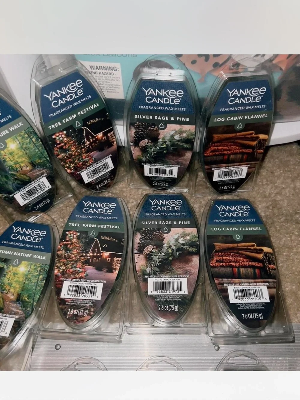 Yankee candle large bundle of new wax melts fall scents